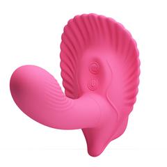 Vibrateur du point g fancy clamshell - rose pâle pas cher