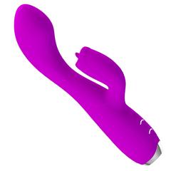 Vibrateur lapin doreen - pourpre pas cher