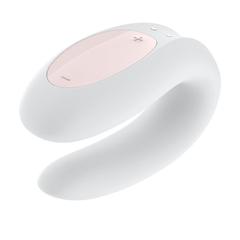 Vibrateur pour couples satisfyer double joy - blanc pas cher