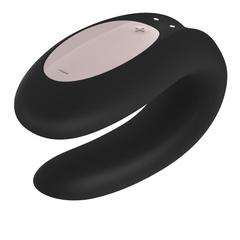 Vibrateur pour couples satisfyer double joy - noir pas cher