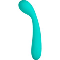 Vibro flexible dual g-spot slim - bleu sarcelle pas cher