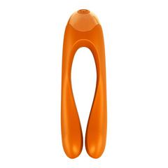 Vibromasseurs pour doigt satisfyer candy cane - orange pas cher