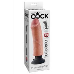 Vibromasseurs ventouse réaliste king cock 20,3 cm pas cher